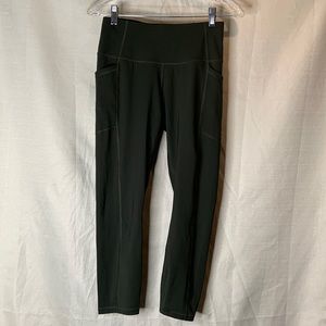 All in Motion green leggings with side pockets size small